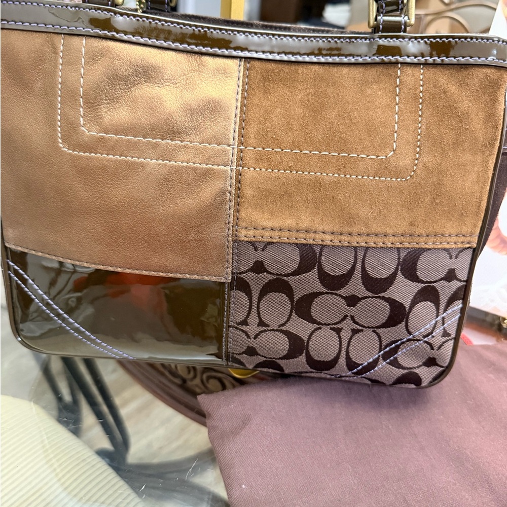 Coach patchwork Shoulder Bag NWT - image 7